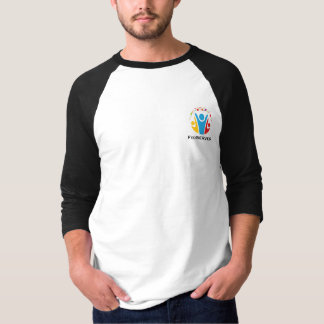 FedSERVES Men's Raglan 3/4  Sleeve with Logos T-Shirt