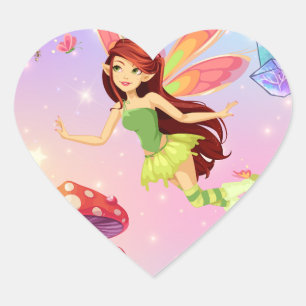 fee heart sticker