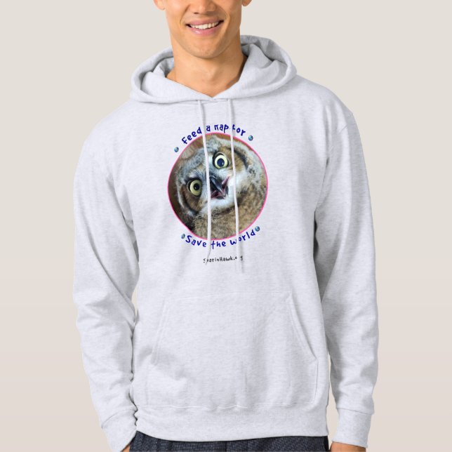 Feed A Raptor featuring Athena Hoodie (Front)