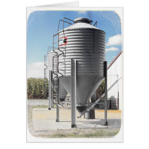 Feed Bins With White Border