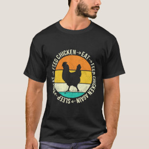 Feed Chicken Vintage Chicken Egg T-Shirt