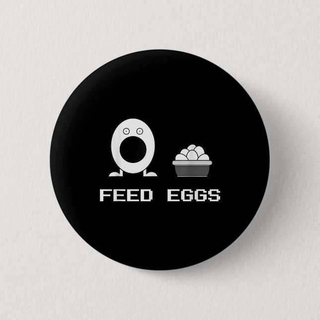 Feed Eggs I Think You Should Leave Comedy Funny Ga 6 Cm Round Badge (Front)