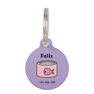 Feed Me! Cat Pet Tag