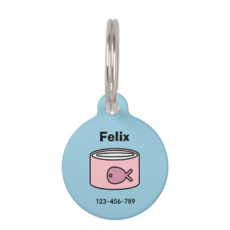 Feed Me! Cat Pet Tag