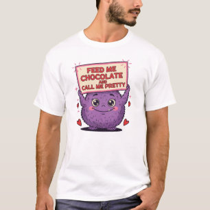 Feed me chocolate and call me pretty Monster T-Shirt
