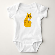 "Feed Me" Funny Cat Bodysuit