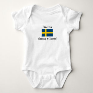 Feed Me Herring & Kisses! Baby Bodysuit
