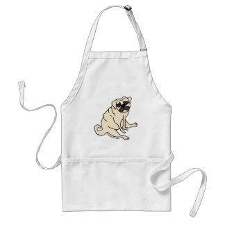 Feed Me Now Pug Apron