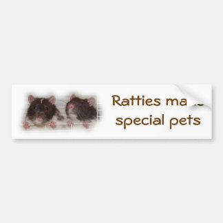 Feed Me Rattie Bumper Sticker