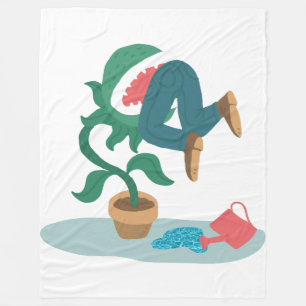 feed me venus flytrap blanket