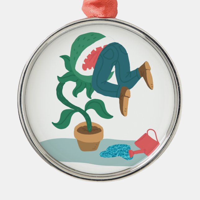 feed me venus flytrap metal tree decoration (Front)