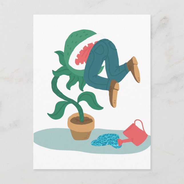 feed me venus flytrap postcard (Front)