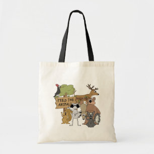 Feed the Animals Tote Bag