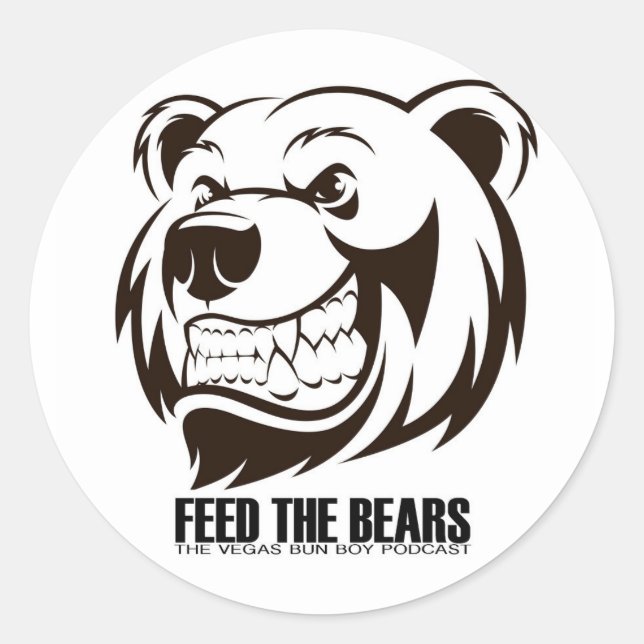 Feed The Bears Sticker (Front)