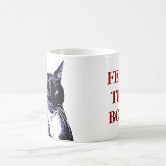 "FEED THE BOO!" Cat Mug