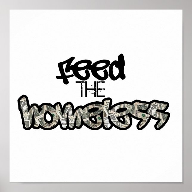 Feed the homeless Poster (Front)