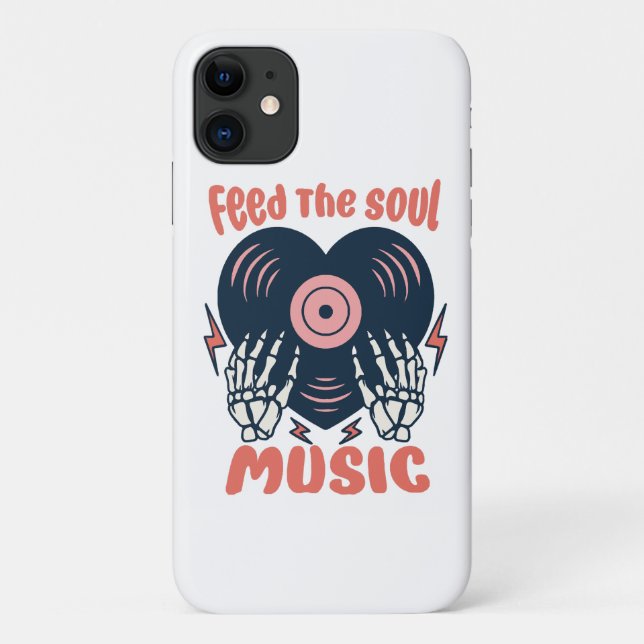 feed the soul music Case-Mate iPhone case (Back)