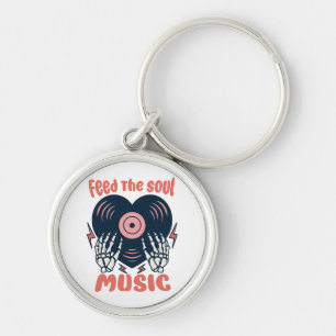 feed the soul music key ring