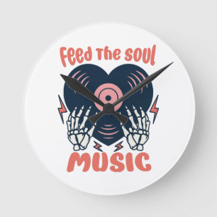 feed the soul music round clock