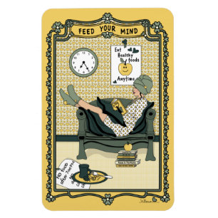Feed Your Mind_C_4x6 Refrigerator Magnet
