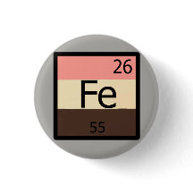 Feedee Iron Fe Periodic Table Feedist T-shirt Pin