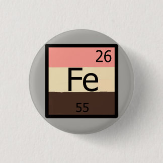 Feedee Iron Fe Periodic Table Feedist T-shirt Pin
