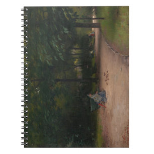 Feeding Birds in the Park (by Paul Peel) Notebook