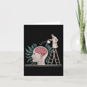 Feeding Brain Mental Health Awareness Prevent Suic Card