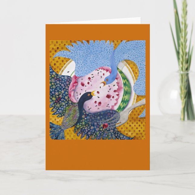 Feeding Frenzy CARD by Catharine Kim Woodin (Front)