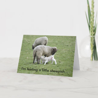 Feeding_Lambs, I'm feeling a little sheepish... Card