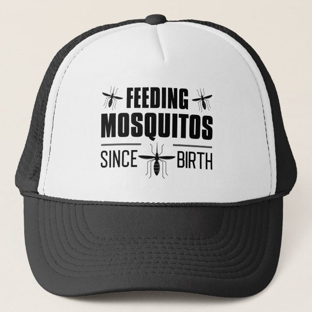 Feeding Mosquitos Trucker Hat (Front)