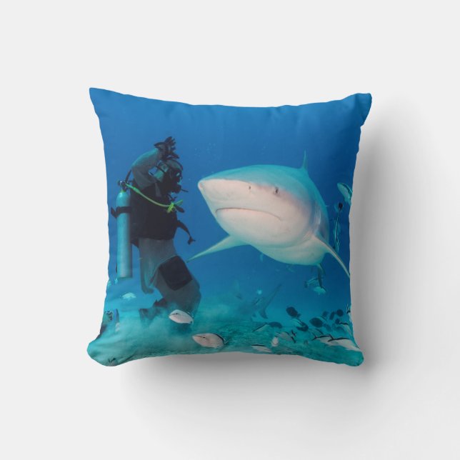 Feeding The Bull Cushion (Front)