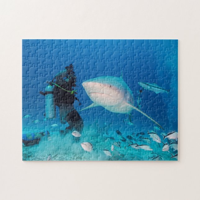 Feeding The Bull Jigsaw Puzzle (Horizontal)
