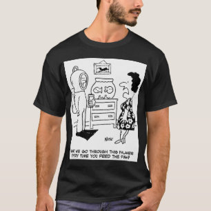 Feeding the Fish in Scuba Diving Gear T-Shirt