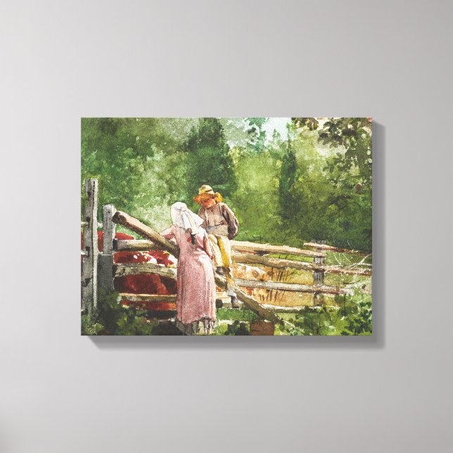 Feeding Time Canvas Print (Front)