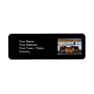 Feeding Time Return Address Label