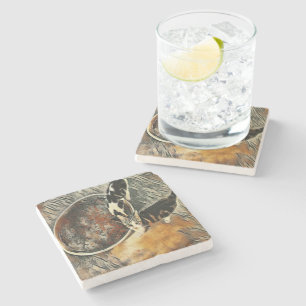 Feeding Time! Stone Coaster