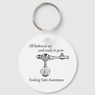 Feeding tube Awareness T-Shirt Trucker Hat Button Key Ring