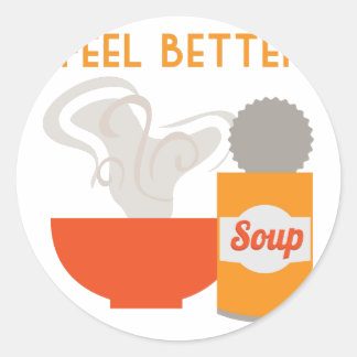 Feel Better Classic Round Sticker