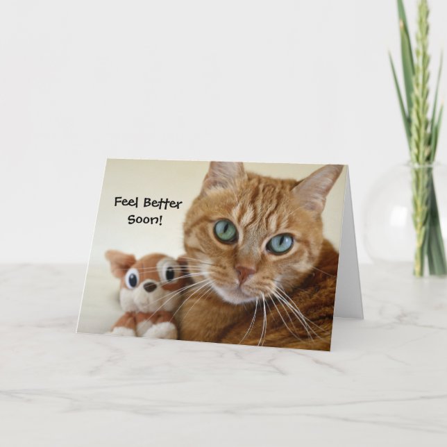 Feel Better Soon! Child's Get Well Card (Front)