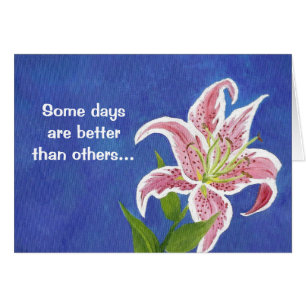 Feel Better Soon Lily card