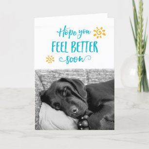 Feel Better Soon Wishing You Well   Blue Get Well Card
