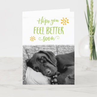 Feel Better Soon Wishing You Well | Green Get Well Card