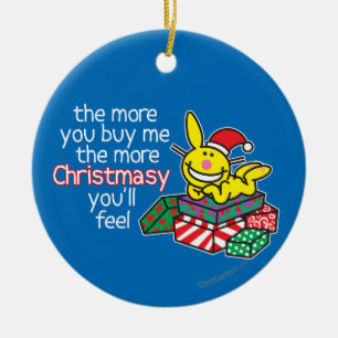 Feel Christmasy Ceramic Ornament