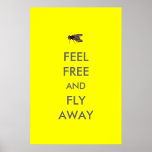 Feel Free and Fly Away Poster