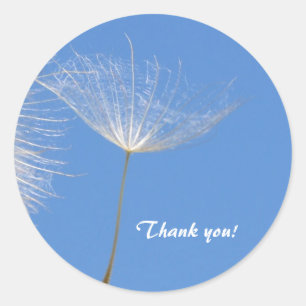 Feel free - Flying Dandelion seed Classic Round Sticker