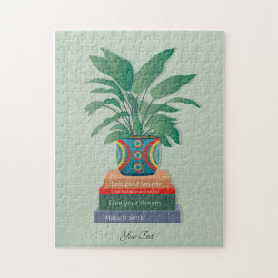 Feel Good Anyday Inspirational Word Art Jigsaw Puzzle