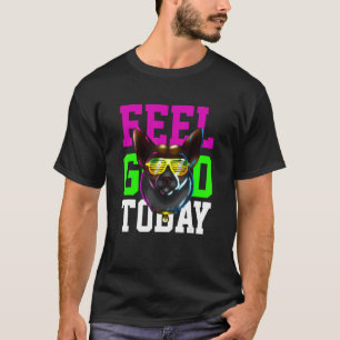 Feel Good Today Corgi Dog Owner Crypto Btc Bitcoin T-Shirt