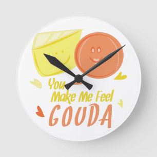 Feel Gouda Round Clock