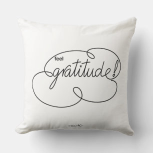 feel GRATITUDE - Bold CloudS Cushion